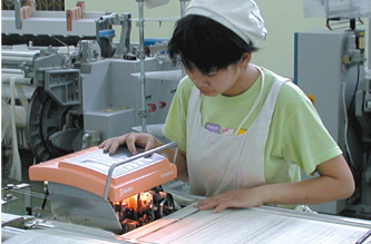 Swiss Staubli tying-in machine